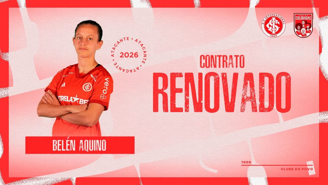Belén Aquino renova com o Inter até 2026