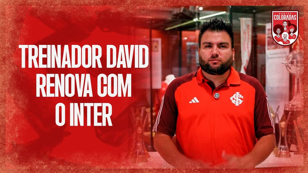 Treinador David da Silva renova contrato com o Inter