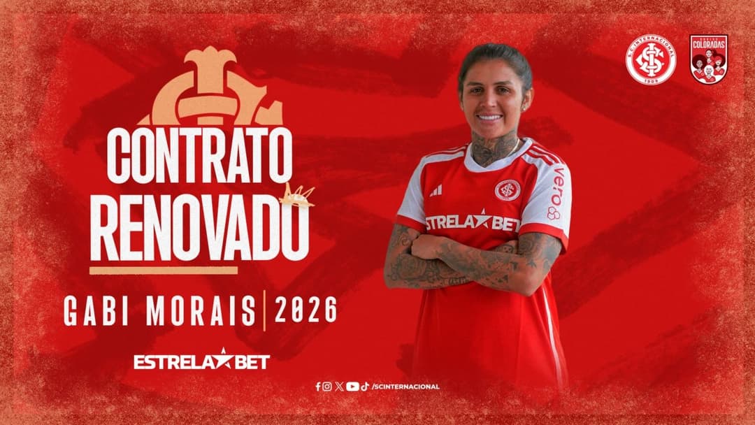 Gabi Morais renova com o Inter