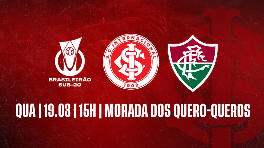 Serviço de jogo: Inter x Fluminense | Campeonato Brasileiro Sub-20 2025