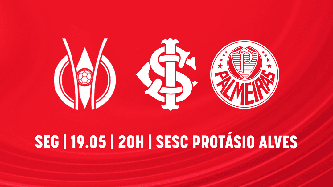 Serviço de jogo: Internacional x Palmeiras | Campeonato Brasileiro Feminino A1