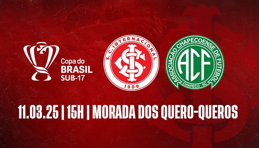 Serviço de jogo: Inter x Chapecoense | Copa do Brasil Sub-17 2025