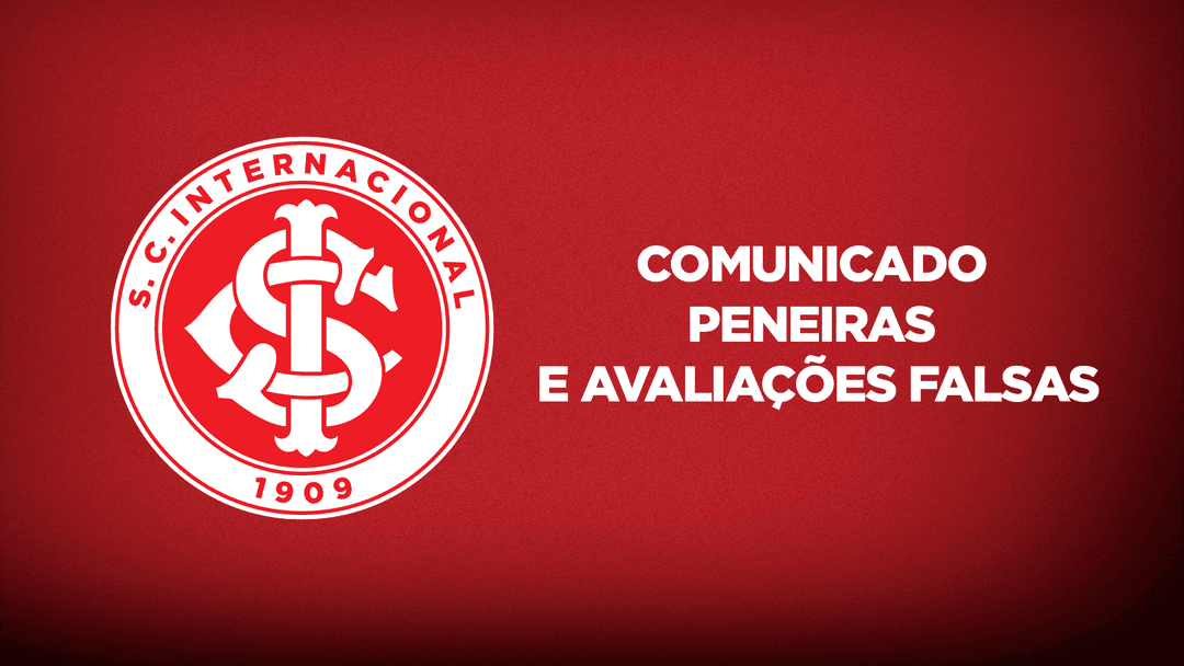 Nota Oficial - Peneiras e Avaliações