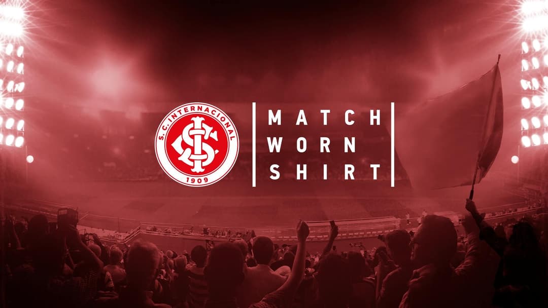 Internacional fecha parceria com a MatchWornShirt e leiloa camisas do título