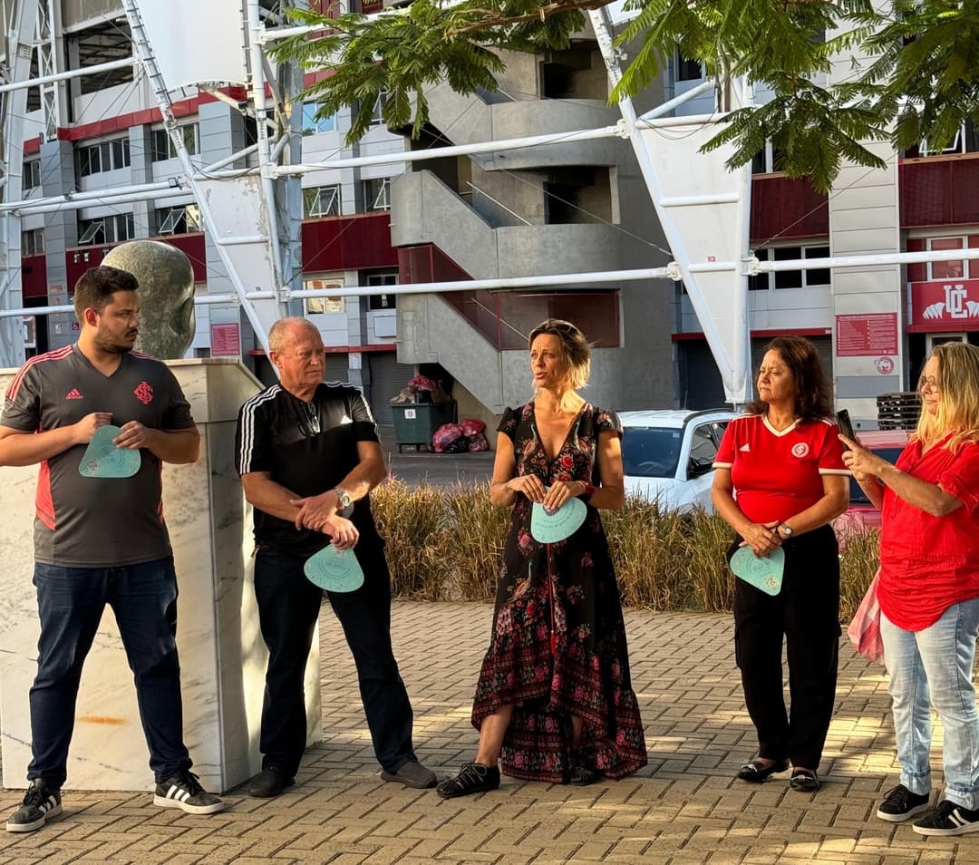 "Feminicídio Zero": Internacional realiza ação de combate à violência contra a m...