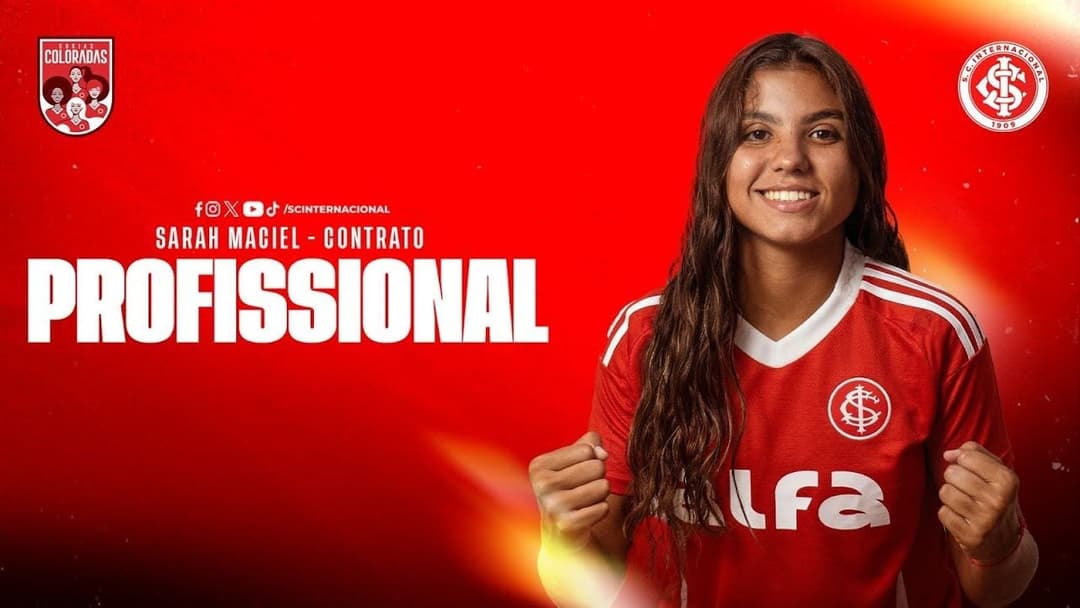 Sarah Maciel assina contrato profissional com as Gurias Coloradas
